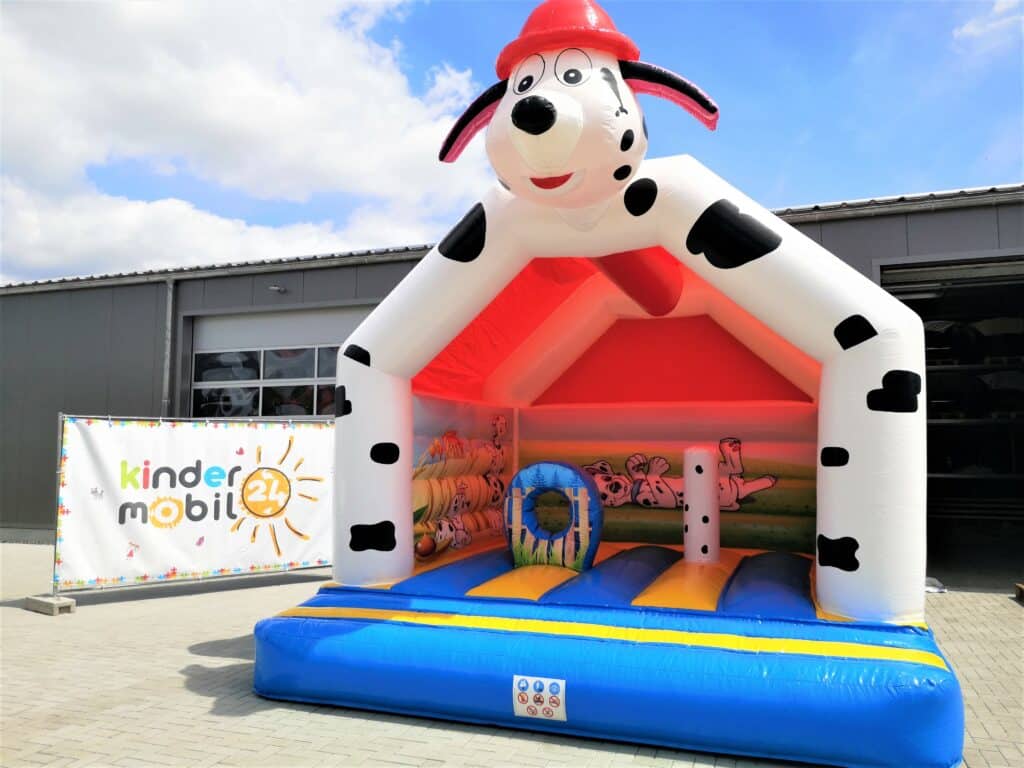 Hüpfburg Dalmatiner mieten von eventwerk. für Kinderfeste, Geburtstage, Hochzeiten, Familienfeste