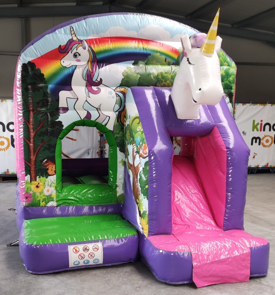 Hüpfburg Unicorn World mieten von eventwerk. für Kinderfeste, Geburtstage, Hochzeiten, Familienfeste