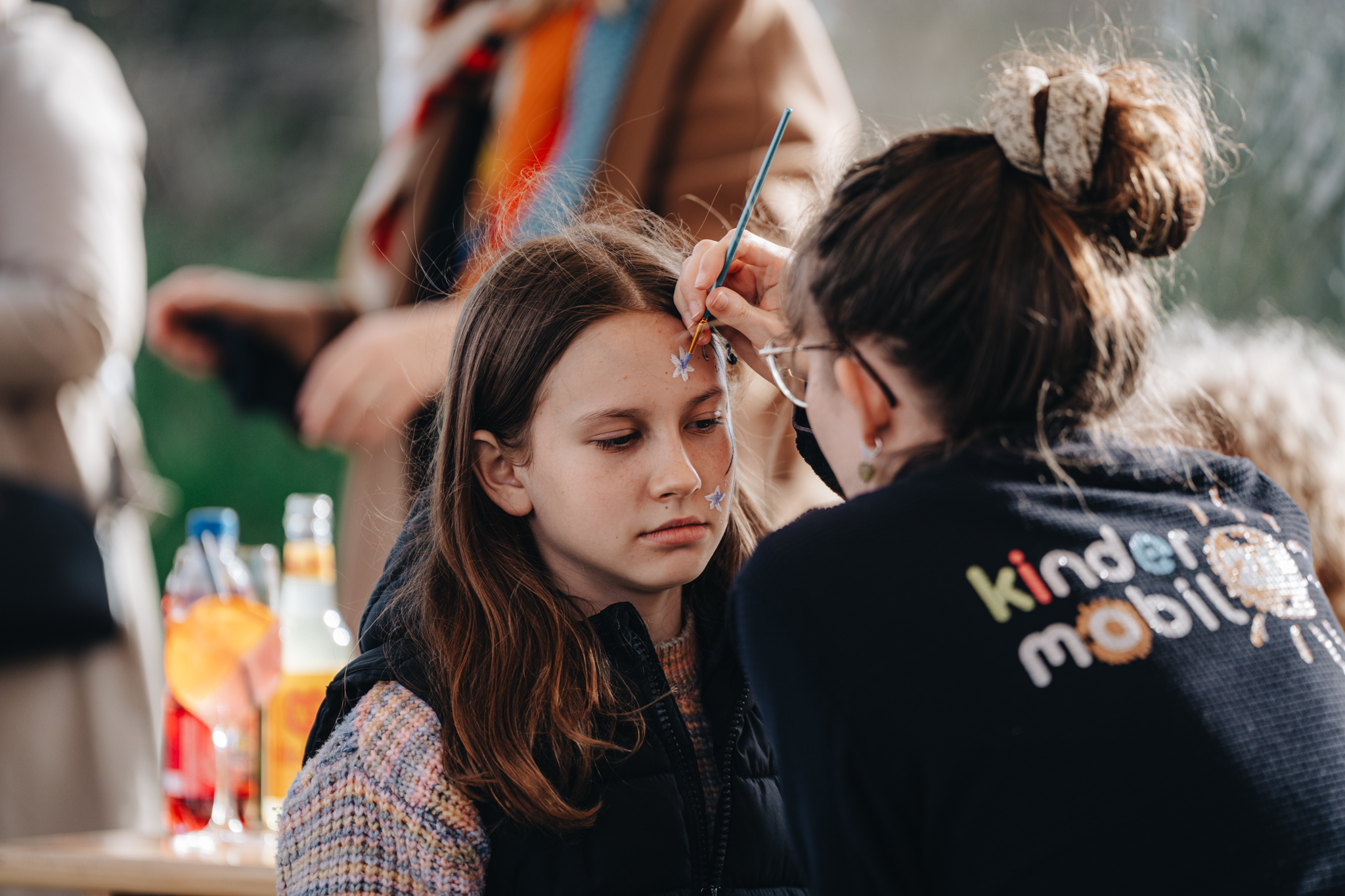 Kinderschminken buchen - Kindermobil24 by eventwerk., Familienfreundliches Event, Spaß für Kinder, bunte Gesichter, Firmenfeier