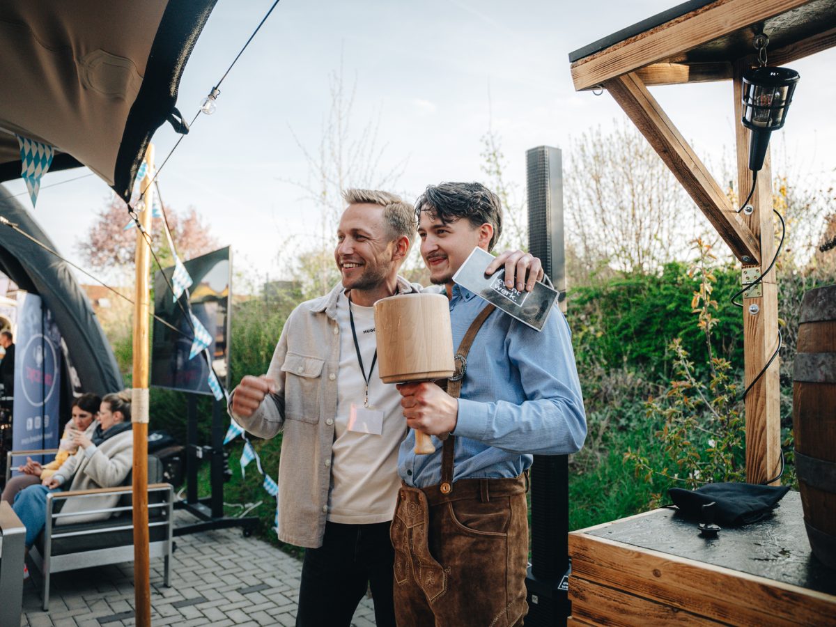 CEO Andreas Fischer, Oktoberfest-Welt mieten bei eventwerk., Eventwelten, perfekt für Veranstaltungen jeder Art, Teambuilding, Firmenfeier, private Feier