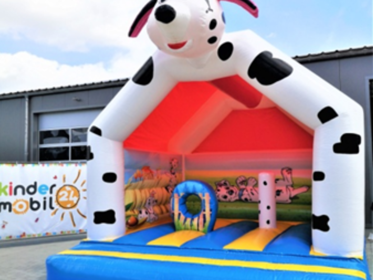 Hüpfburg Dalmatiner mieten von eventwerk. für Kinderfeste, Geburtstage, Hochzeiten, Familienfeste