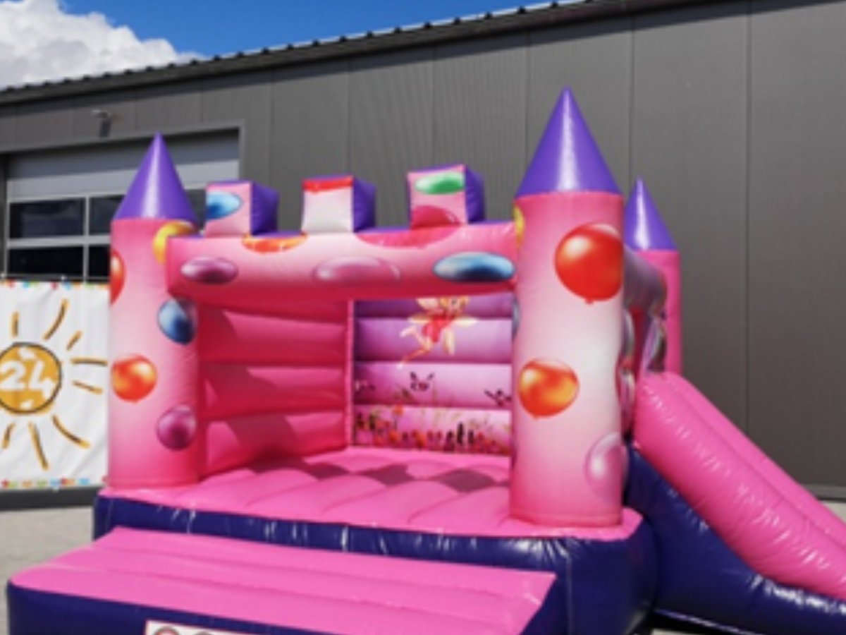 Hüpfburg Fee mieten von eventwerk. für Kinderfeste, Geburtstage, Hochzeiten, Familienfeste