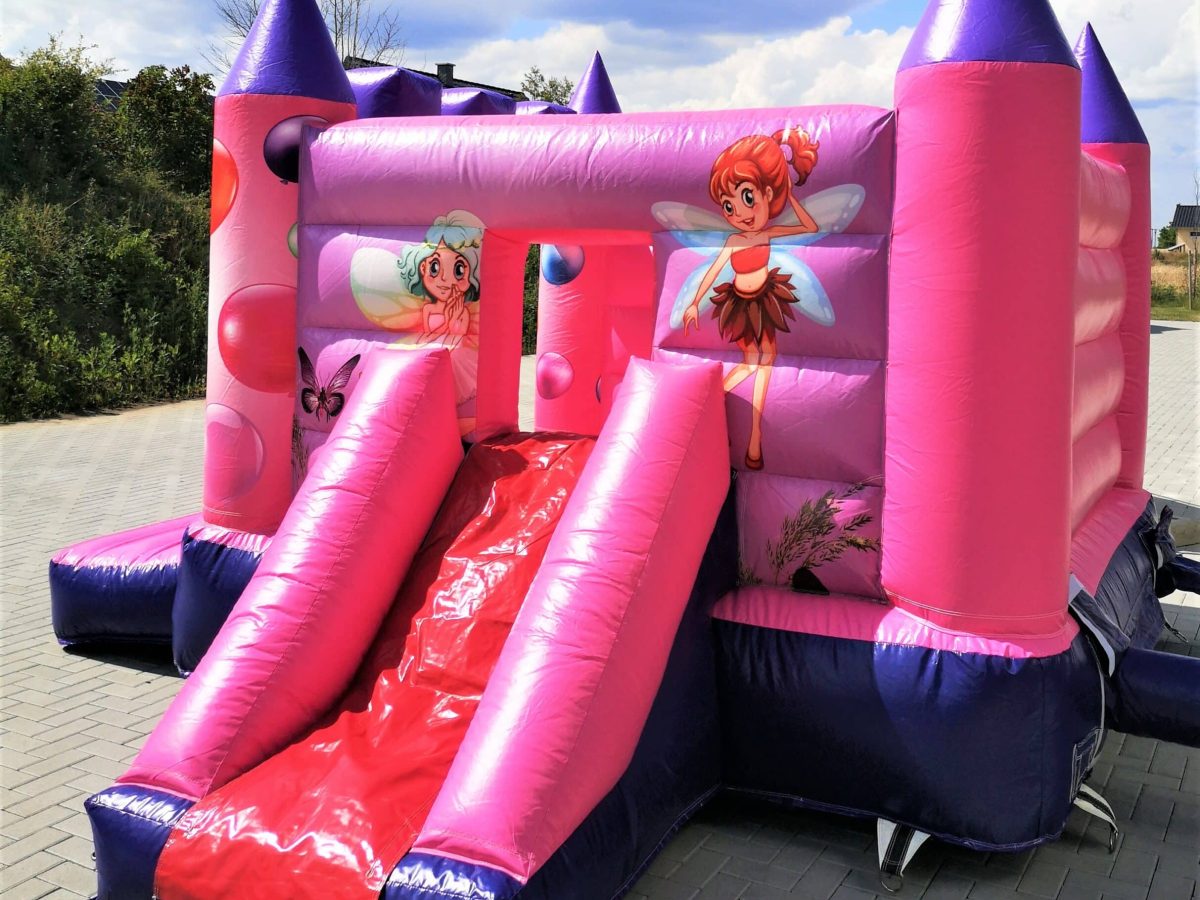 Hüpfburg Fee mieten von eventwerk. für Kinderfeste, Geburtstage, Hochzeiten, Familienfeste