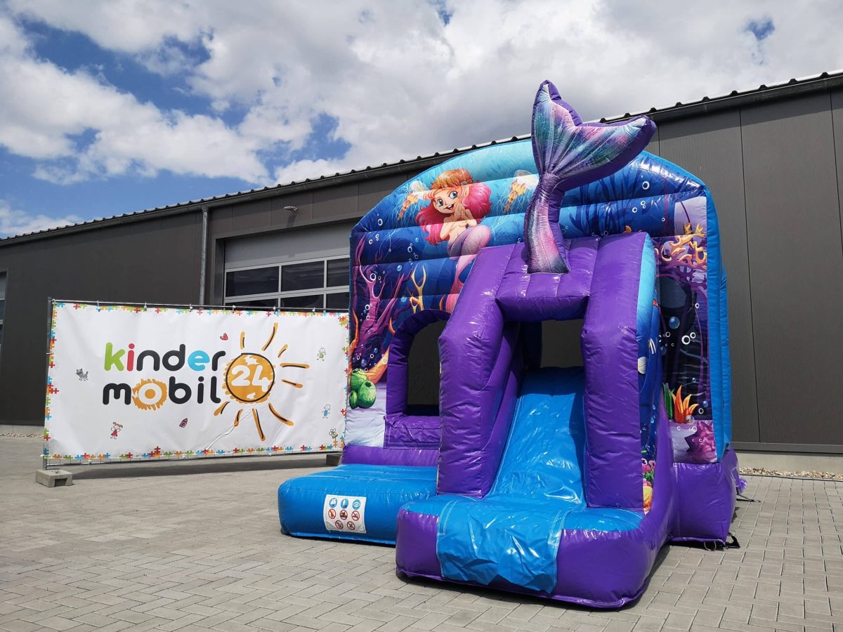 Hüpfburg Nixe mieten von eventwerk. für Kinderfeste, Geburtstage, Hochzeiten, Familienfeste