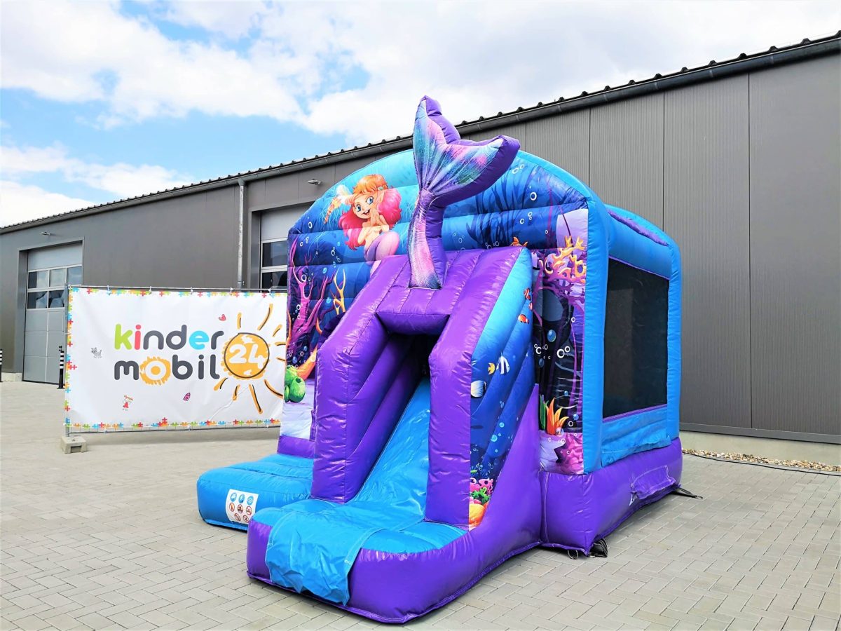 Hüpfburg Nixe mieten von eventwerk. für Kinderfeste, Geburtstage, Hochzeiten, Familienfeste